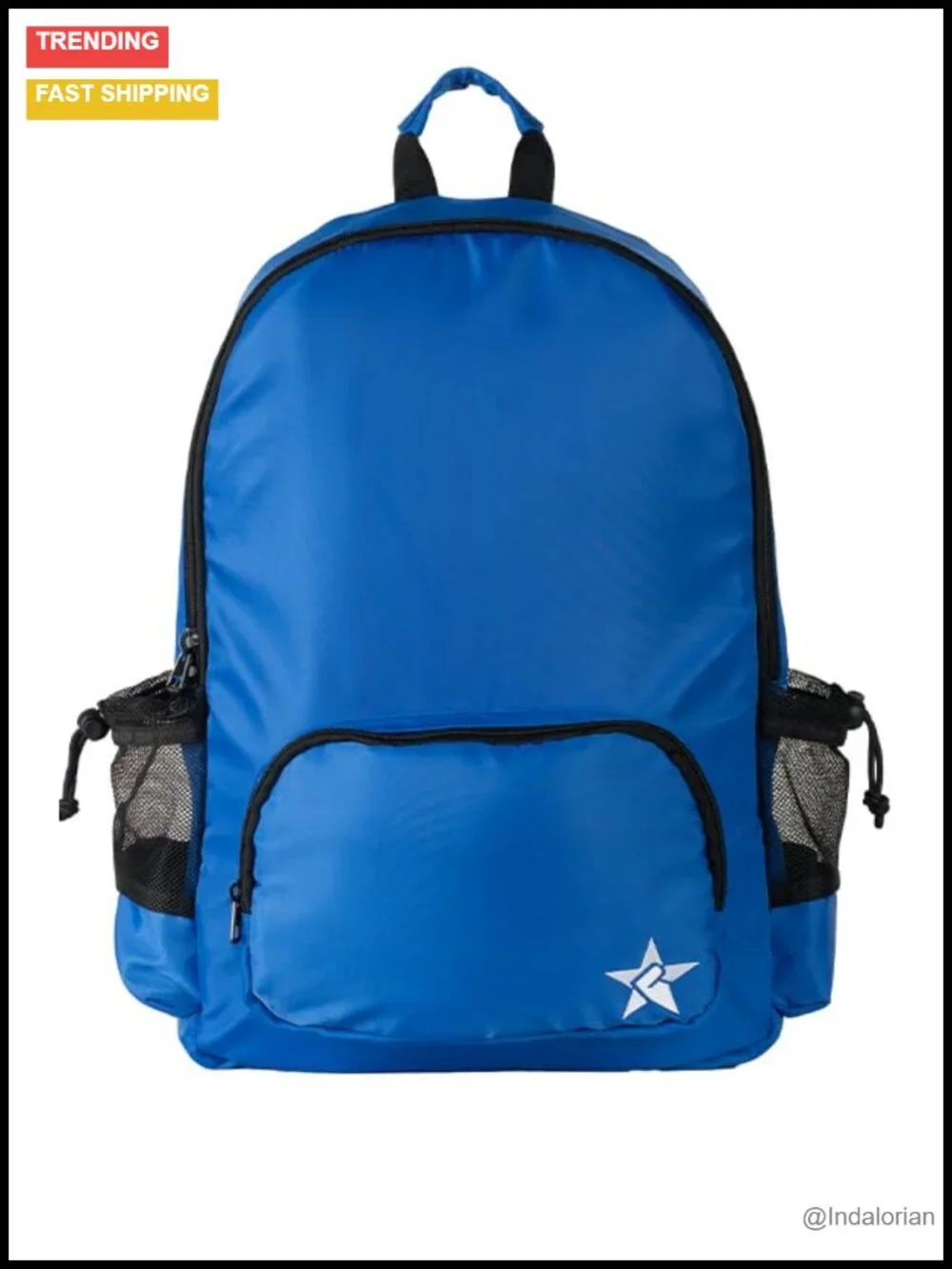 Satin Lined Backpack with Laptop Compartment and Water Bottle Holders